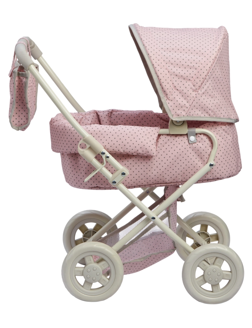 imagem de Olivia's Little World Polka Dots Princess Deluxe Baby Doll Stroller, Pink5