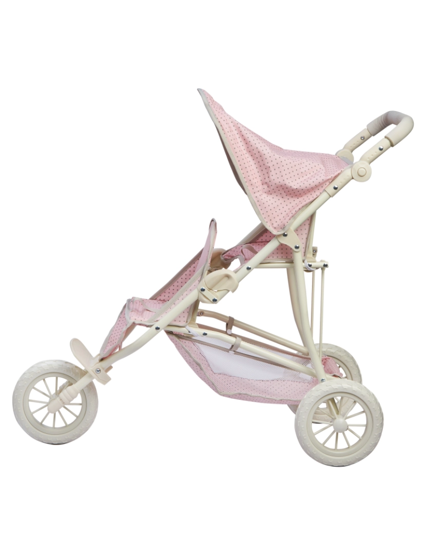 imagem de O Little World Polka Dots Princesa Dupla Jogging Stroller Para Bonecas5