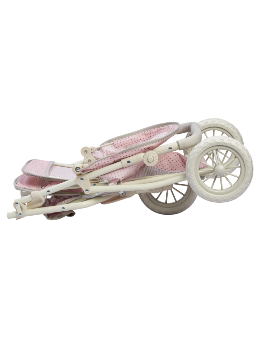 imagem de O Little World Polka Dots Princesa Dupla Jogging Stroller Para Bonecas6