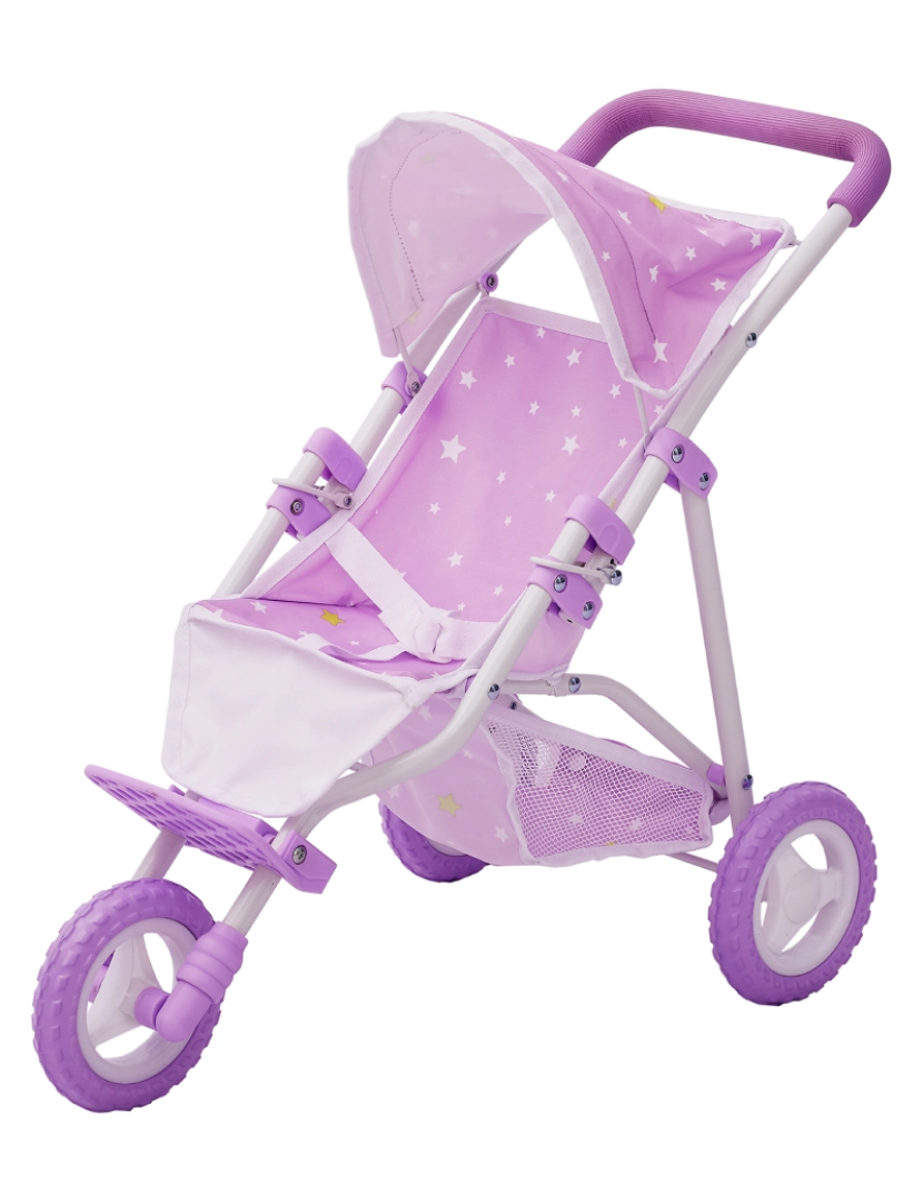 Olivia's Little World - O pequeno mundo de Olivia Twinkle Stars Doll Jogging Stroller, roxo