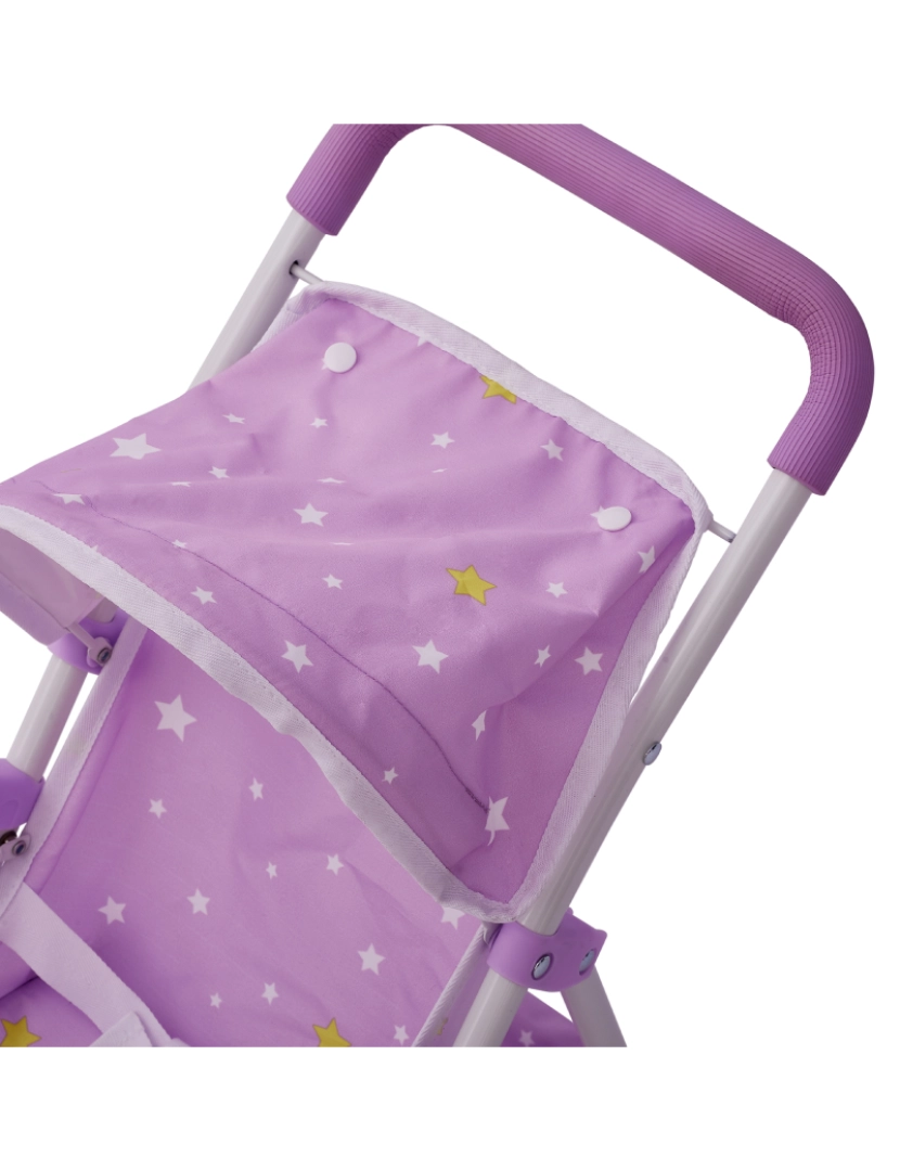 imagem de O pequeno mundo de Olivia Twinkle Stars Doll Jogging Stroller, roxo5