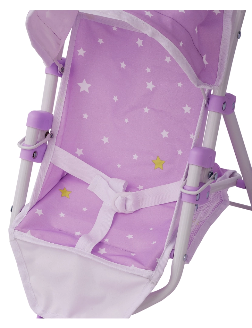 imagem de O pequeno mundo de Olivia Twinkle Stars Doll Jogging Stroller, roxo6