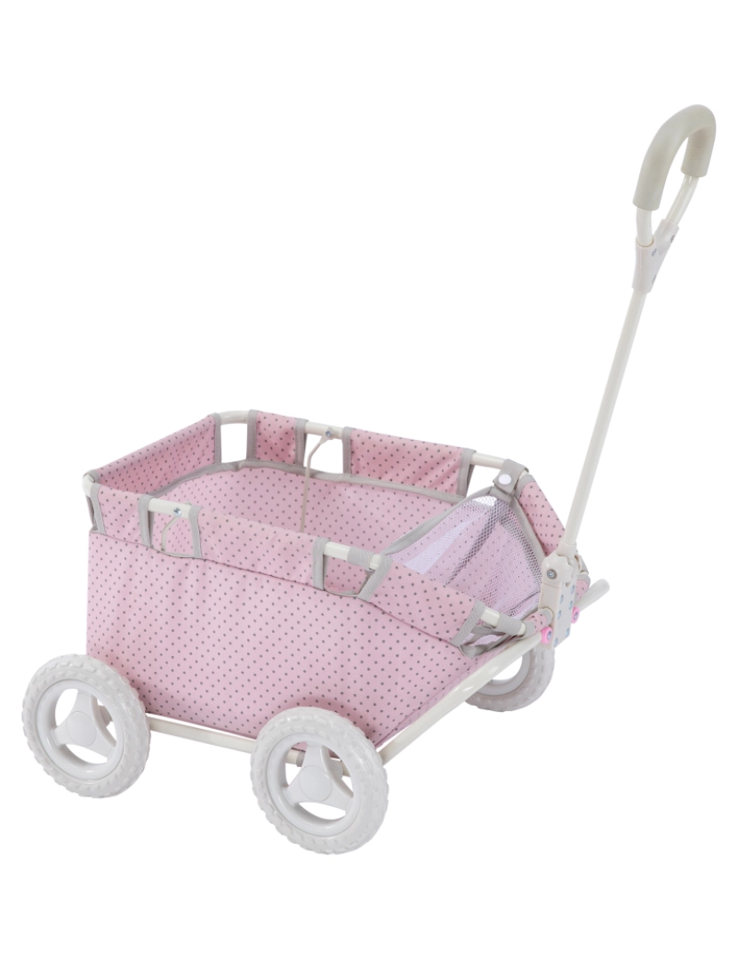 Olivia's Little World - O Little World Polka Dots Princess Baby Doll Wagon, Pink