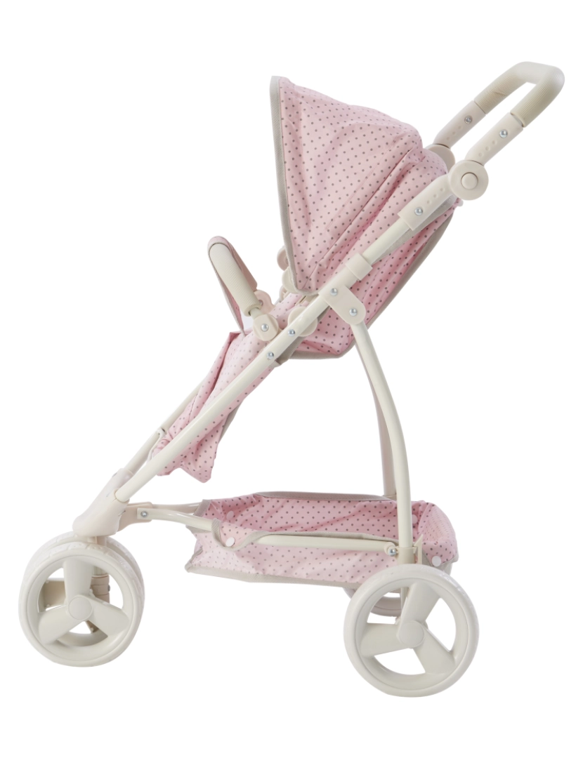 imagem de Little World Polka Dots Princess 2-In-1 Baby Doll Stroller, Pink6