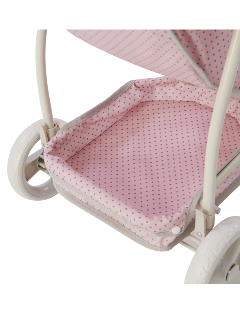 imagem de Little World Polka Dots Princess 2-In-1 Baby Doll Stroller, Pink7