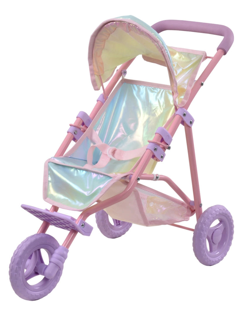 imagem de O Little World de Olivia por Teamson Kids Magical Dreamland Jogging Doll Stroller1