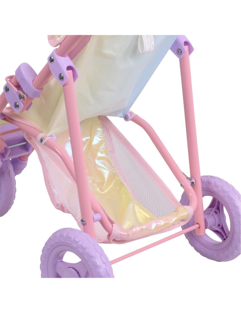 imagem de O Little World de Olivia por Teamson Kids Magical Dreamland Jogging Doll Stroller6