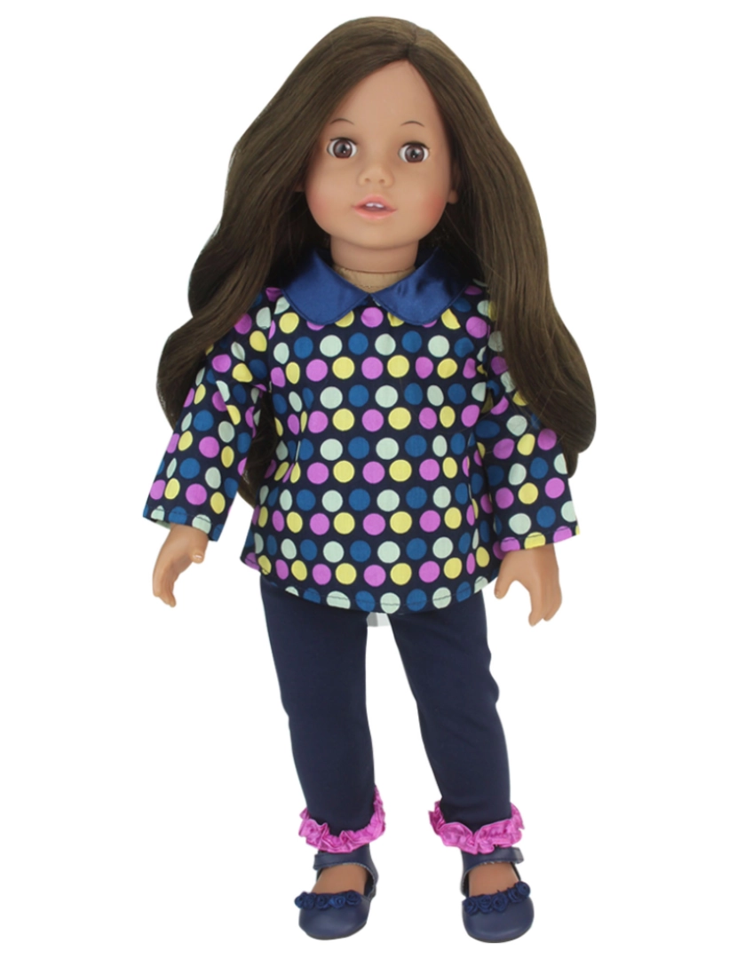 imagem de Sophia's By Teamson Kids 18' Soft Bodied Brunette Doll Catherine Brown Eyes2