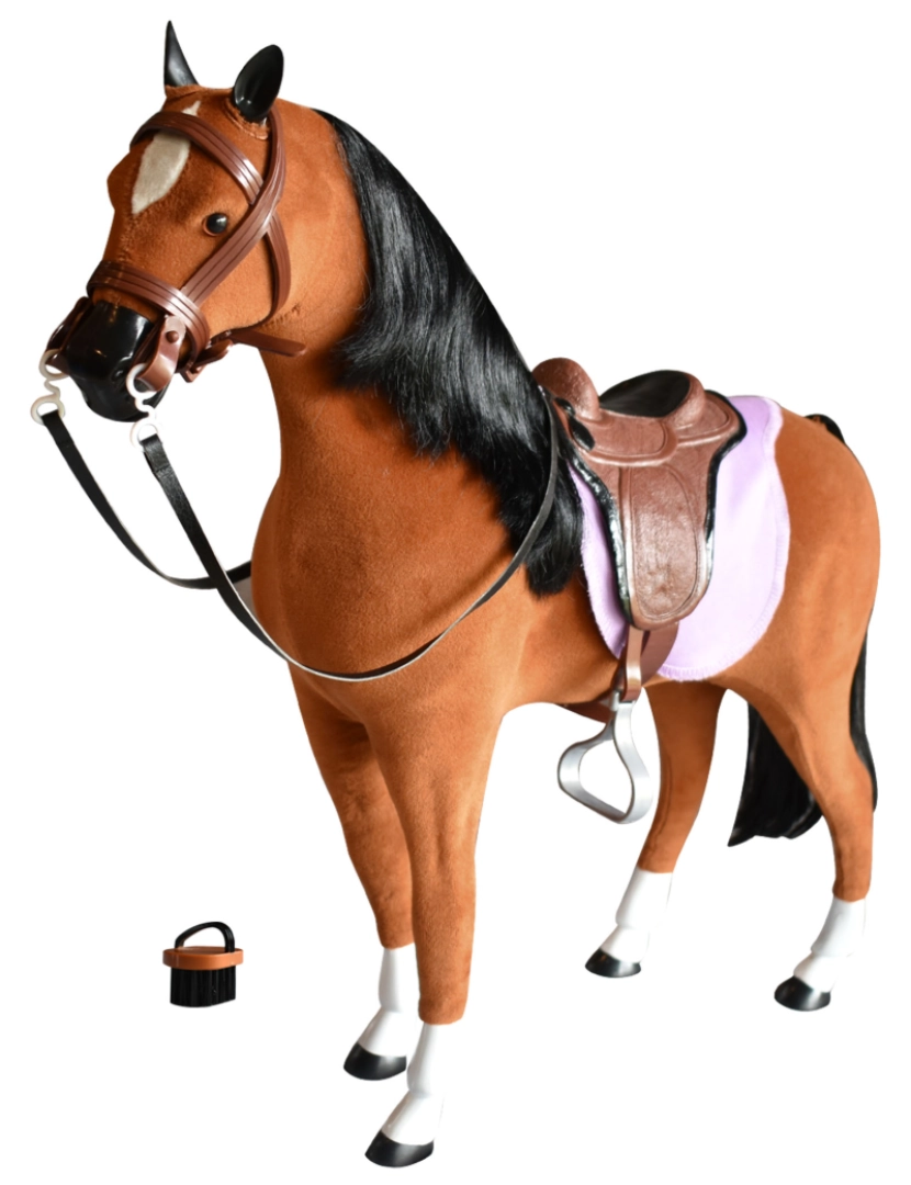 imagem de Sophia por Teamson crianças boneca tamanho cavalo e acessórios conjunto para 18" bonecas1