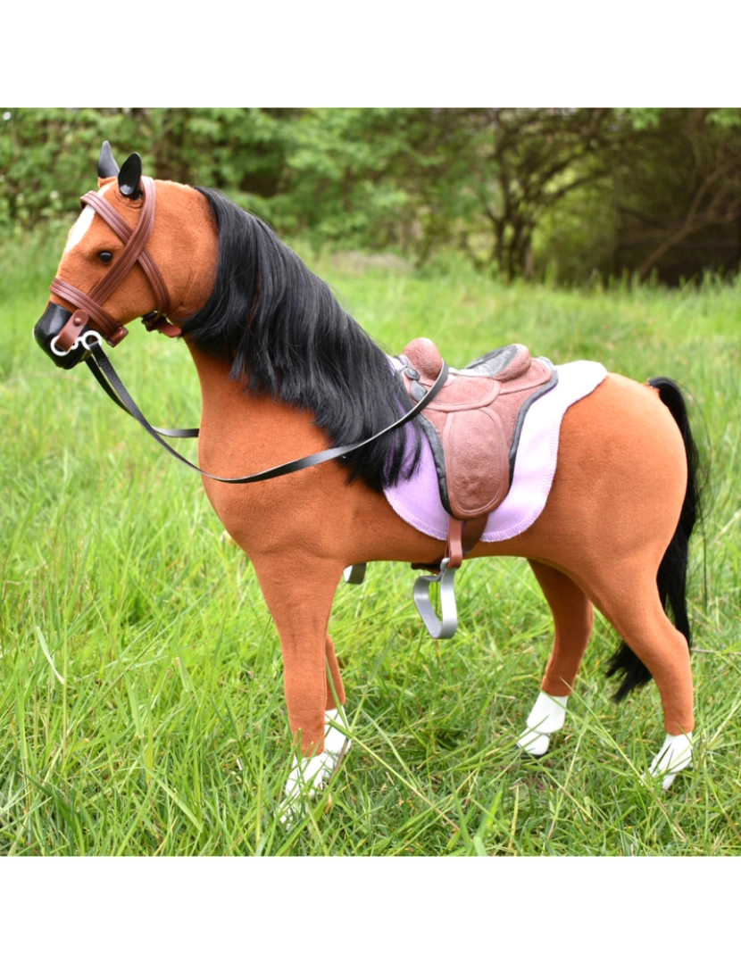 imagem de Sophia por Teamson crianças boneca tamanho cavalo e acessórios conjunto para 18" bonecas3