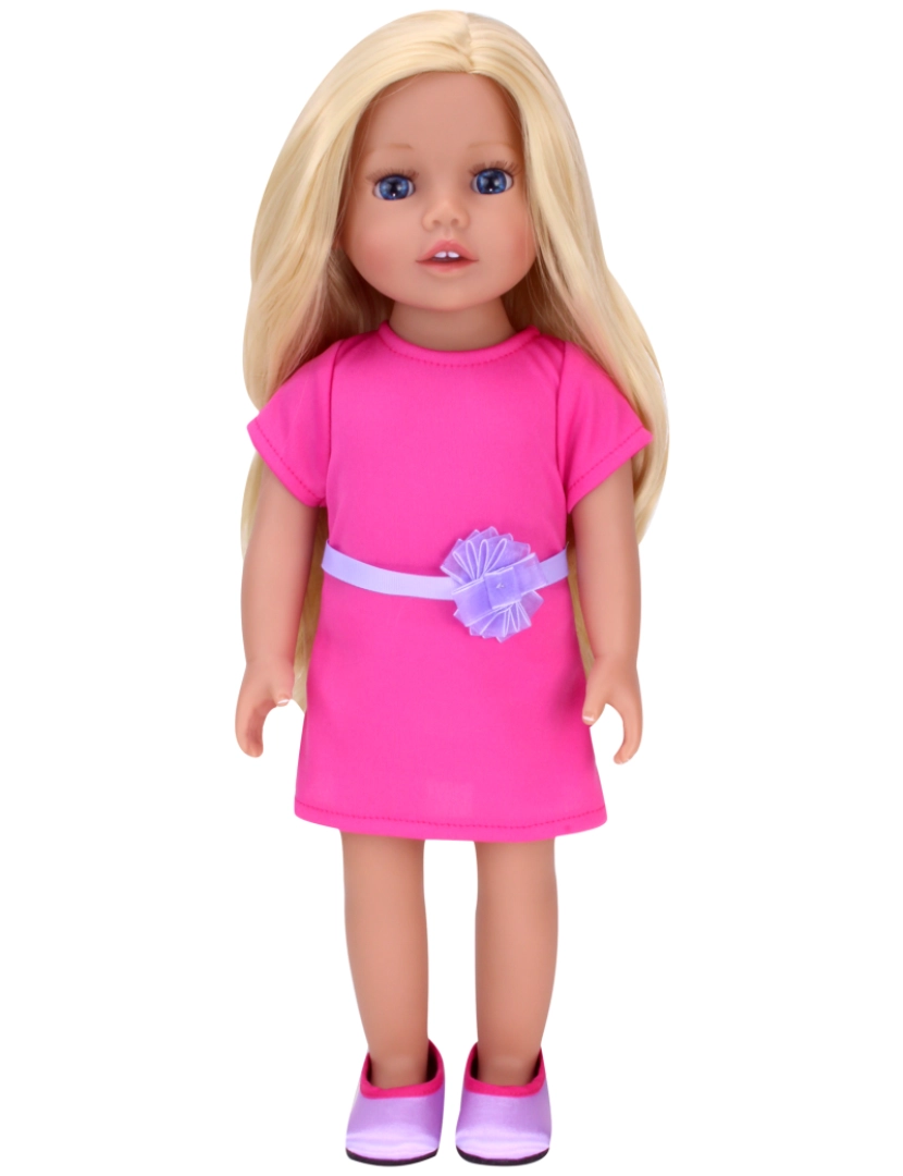 imagem de Sophia's By Teamson Kids 18" All Vinyl Blonde Hair Doll "Chloe" com olhos azuis2