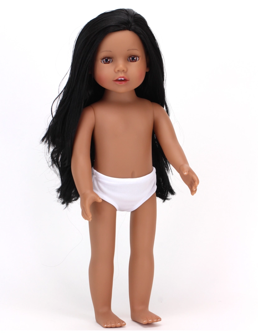 imagem de Sophia's By Teamson Kids 18" All Vinyl Dark Brown Hair Doll Brooklyn Brown Eyes4