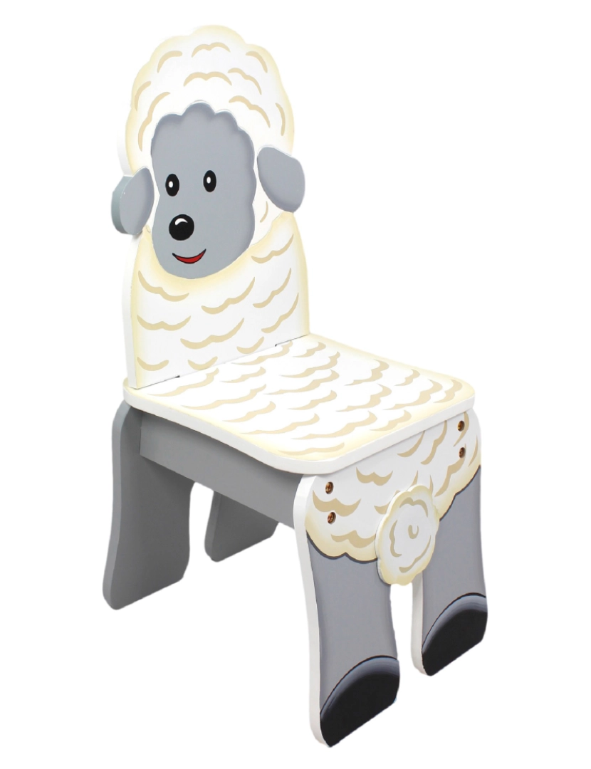 imagem de Campos de fantasia - Mobília de brinquedo -Happy Farm Chair - Sheep1