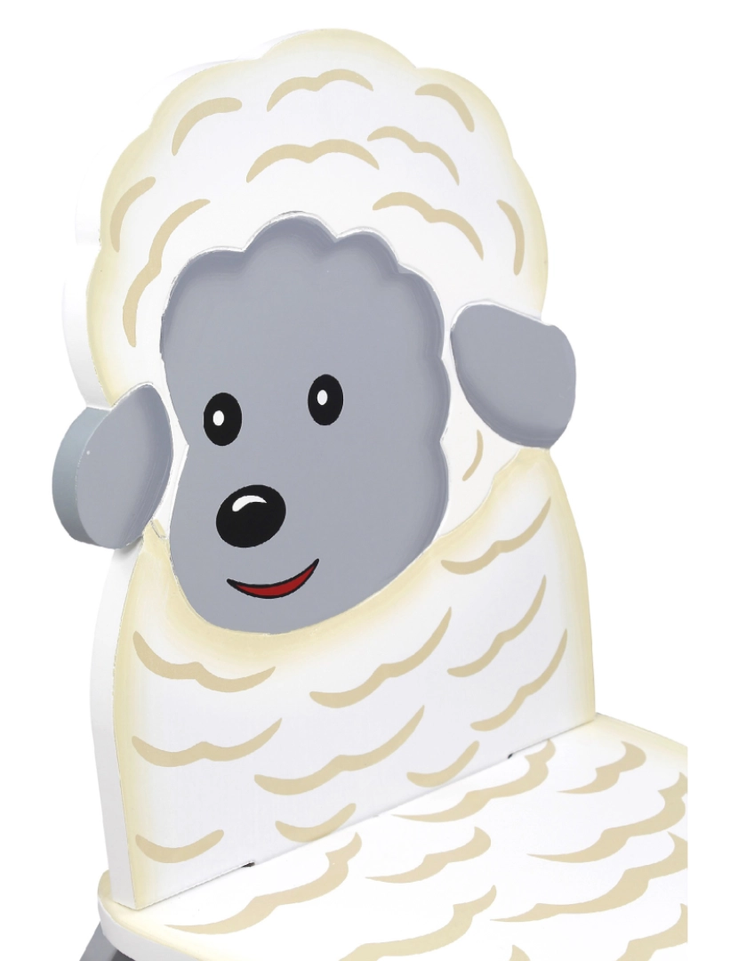 imagem de Campos de fantasia - Mobília de brinquedo -Happy Farm Chair - Sheep2