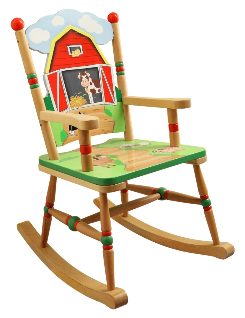 imagem de Campos de fantasia - Mobília de brinquedo -Happy Farm Rocking Chair1