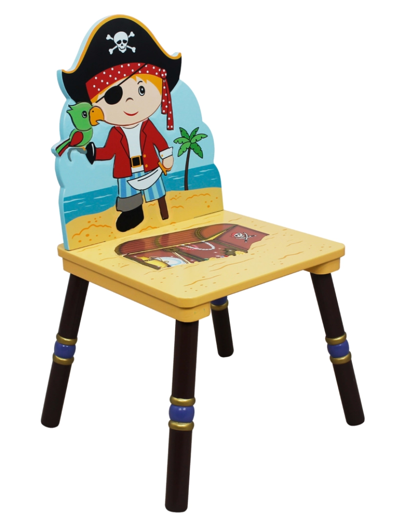 imagem de Campos de fantasia - Toy Furniture -Pirate Island Set de 2 cadeiras -A3