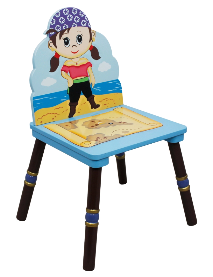 imagem de Campos de fantasia - Toy Furniture -Pirate Island Set de 2 cadeiras -B2