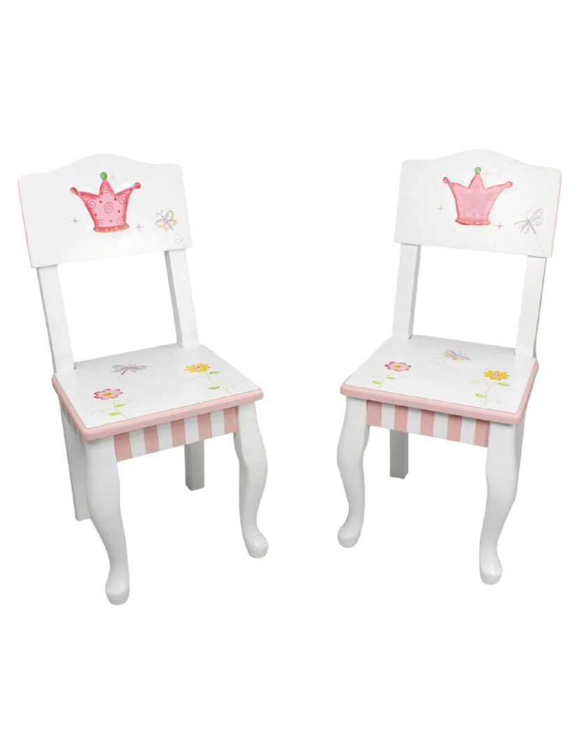 imagem de Campos de fantasia - Toy Furniture -Princess & rã conjunto de 2 cadeiras1