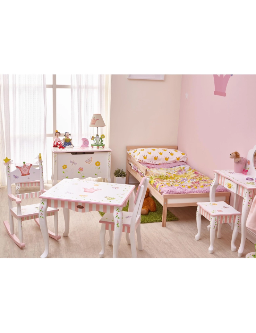 imagem de Campos de fantasia - Toy Furniture -Princess & rã conjunto de 2 cadeiras5