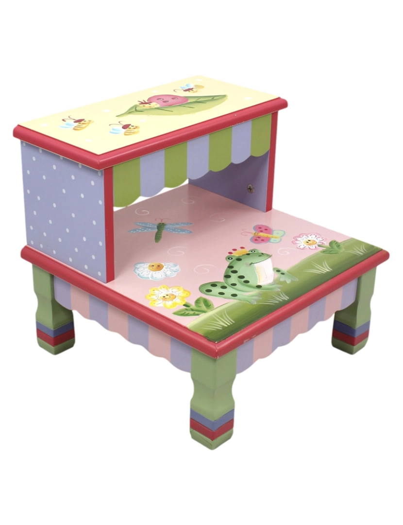 imagem de Campos de fantasia - Mobília de brinquedo -Magic Garden Step Stool1