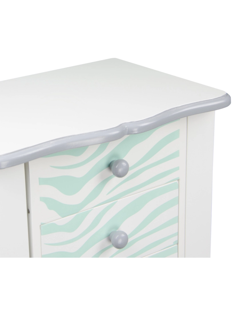 imagem de Fantasia Campos Moda Zebra Impressões Irina Toy Jóias Armoire Azul / Branco3