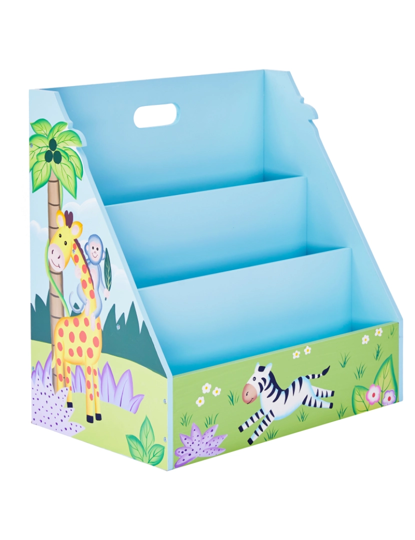 imagem de Fantasia Sunny Safari Toddler Bookshelf1