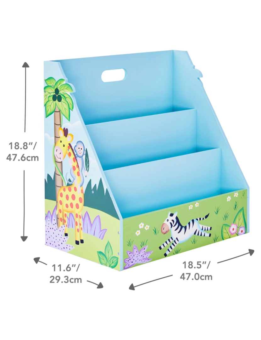 imagem de Fantasia Sunny Safari Toddler Bookshelf4