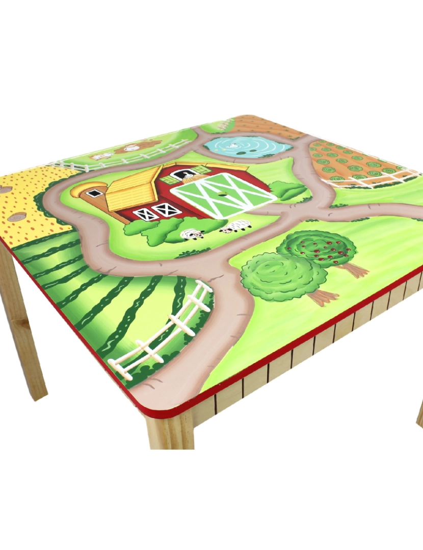imagem de Campos de fantasia - Mobília de brinquedo -Feliz tabela agrícola com Figurines3