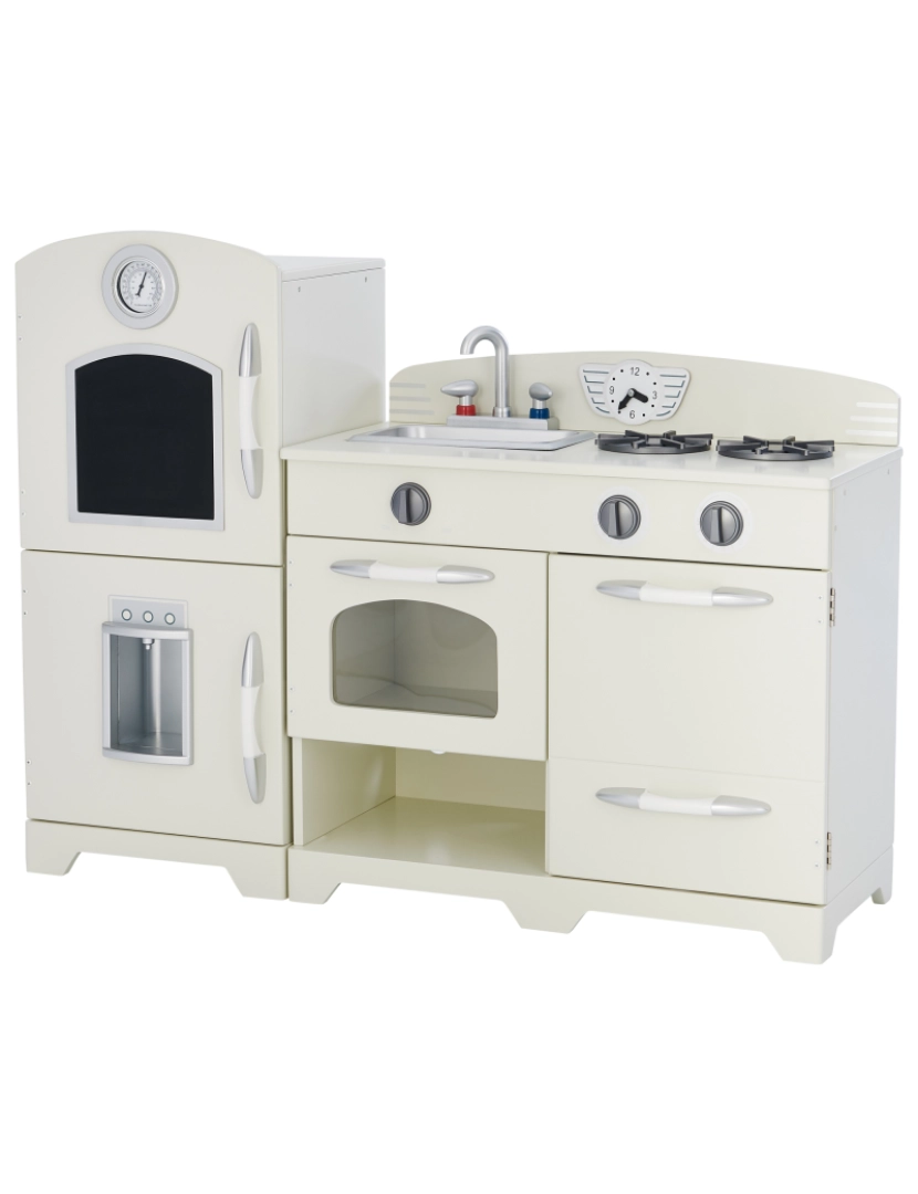 Teamson Kids - Teamson Kids Little Chef Fairfield Retro Play Kitchen - Marfim