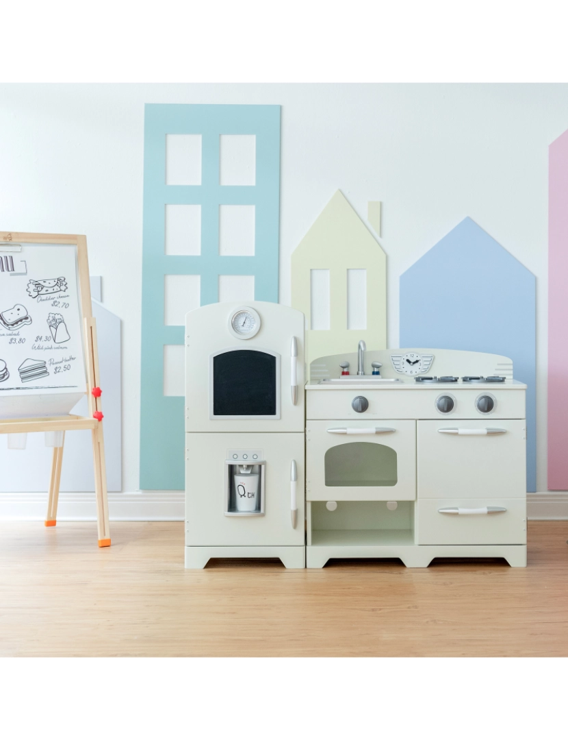 imagem de Teamson Kids Little Chef Fairfield Retro Play Kitchen - Marfim3