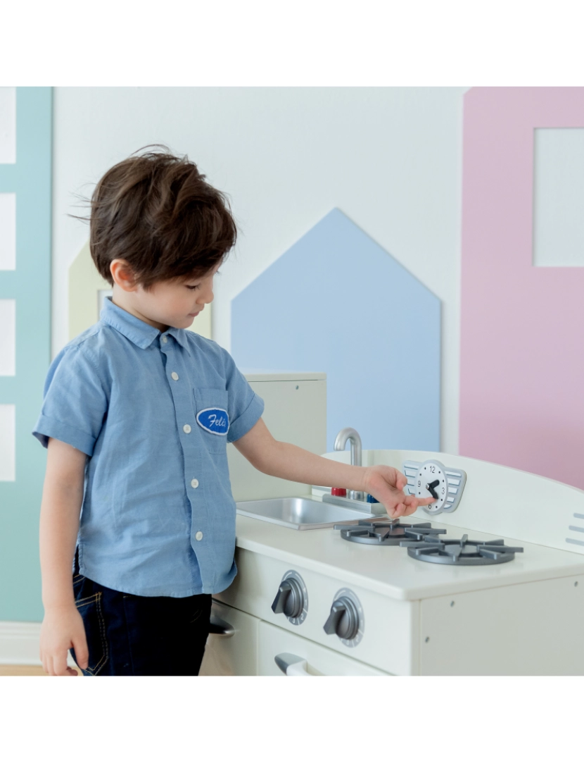 imagem de Teamson Kids Little Chef Fairfield Retro Play Kitchen - Marfim6