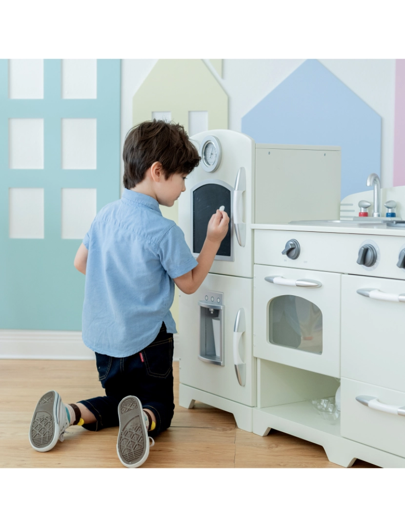 imagem de Teamson Kids Little Chef Fairfield Retro Play Kitchen - Marfim7