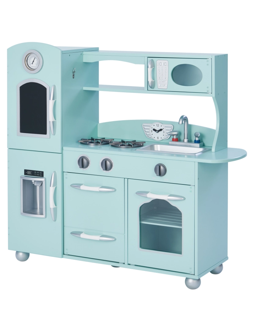 imagem de Teamson Kids Little Chef Westchester Retro Play Kitchen - Mint1