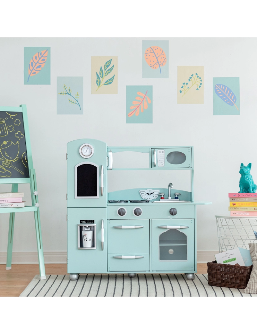 imagem de Teamson Kids Little Chef Westchester Retro Play Kitchen - Mint3