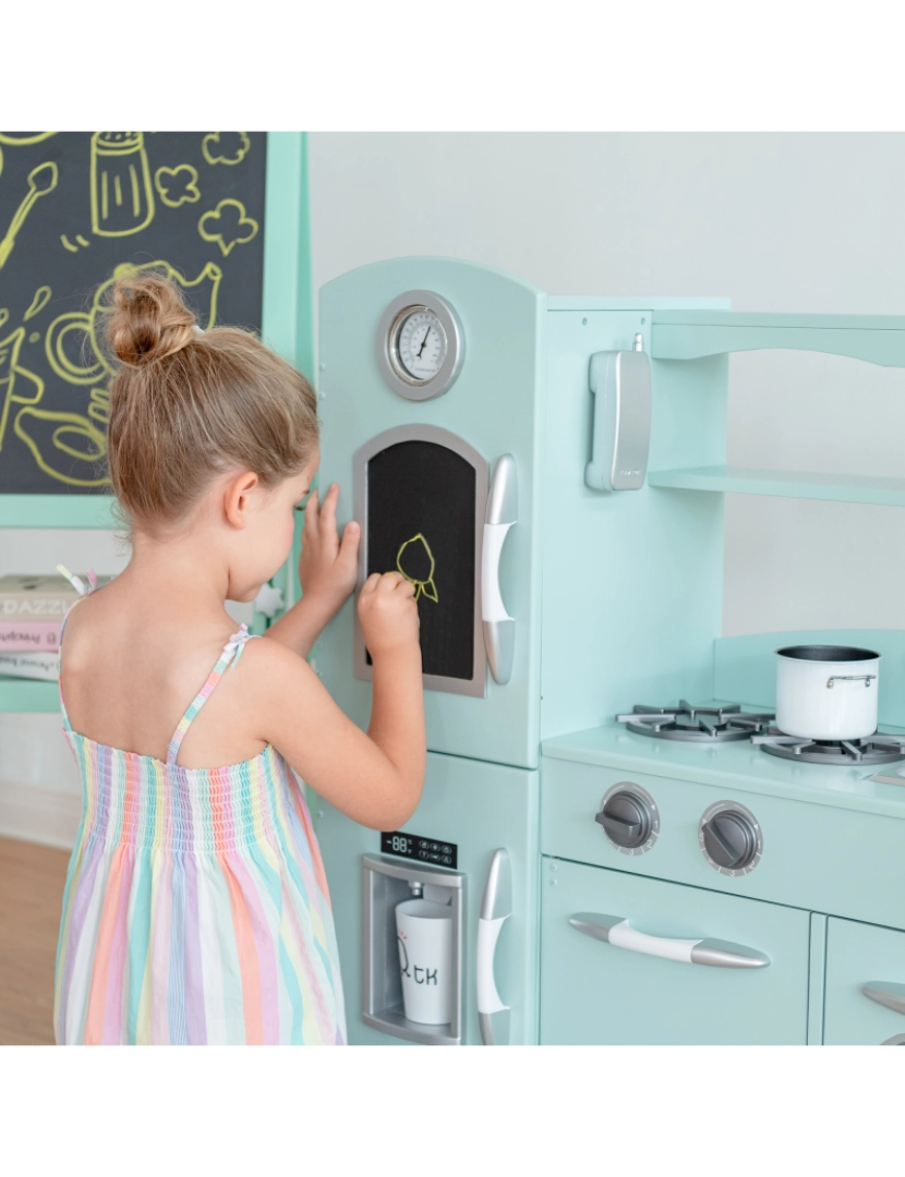 imagem de Teamson Kids Little Chef Westchester Retro Play Kitchen - Mint7