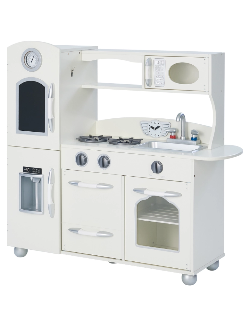 Teamson Kids - Teamson Kids Little Chef Westchester Retro Play Kitchen - Marfim