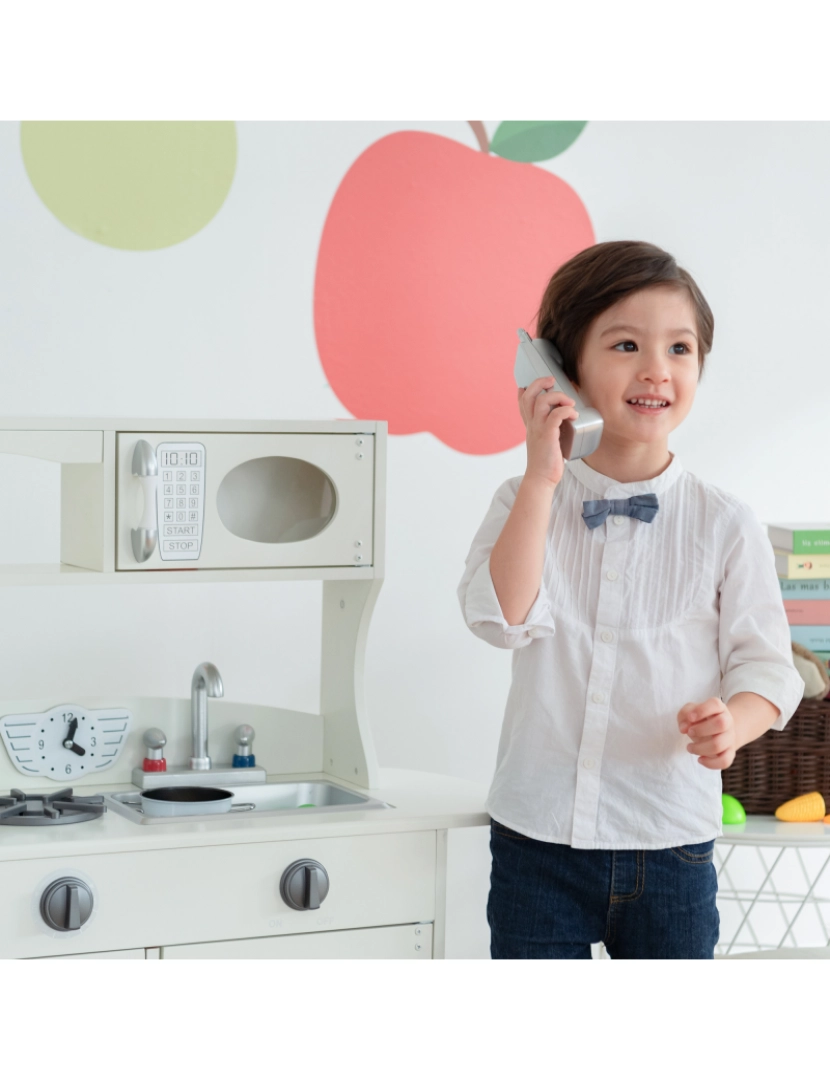 imagem de Teamson Kids Little Chef Westchester Retro Play Kitchen - Marfim2