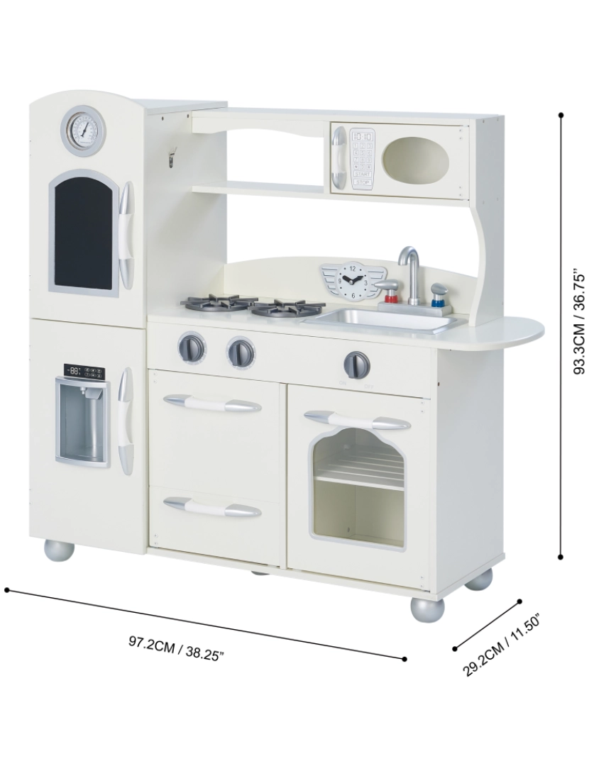 imagem de Teamson Kids Little Chef Westchester Retro Play Kitchen - Marfim4