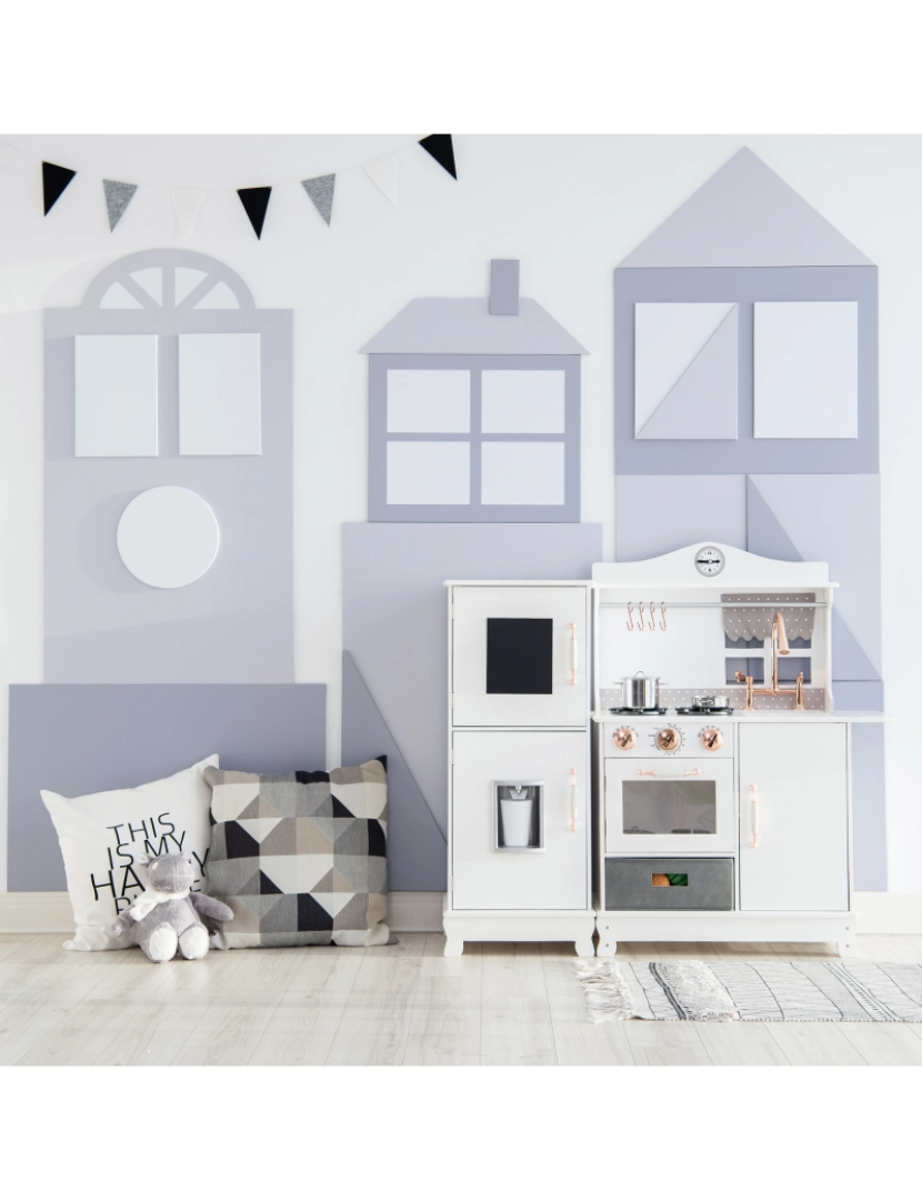 imagem de Teamson Kids Little Chef Marseille Retro Play Kitchen - Branco3