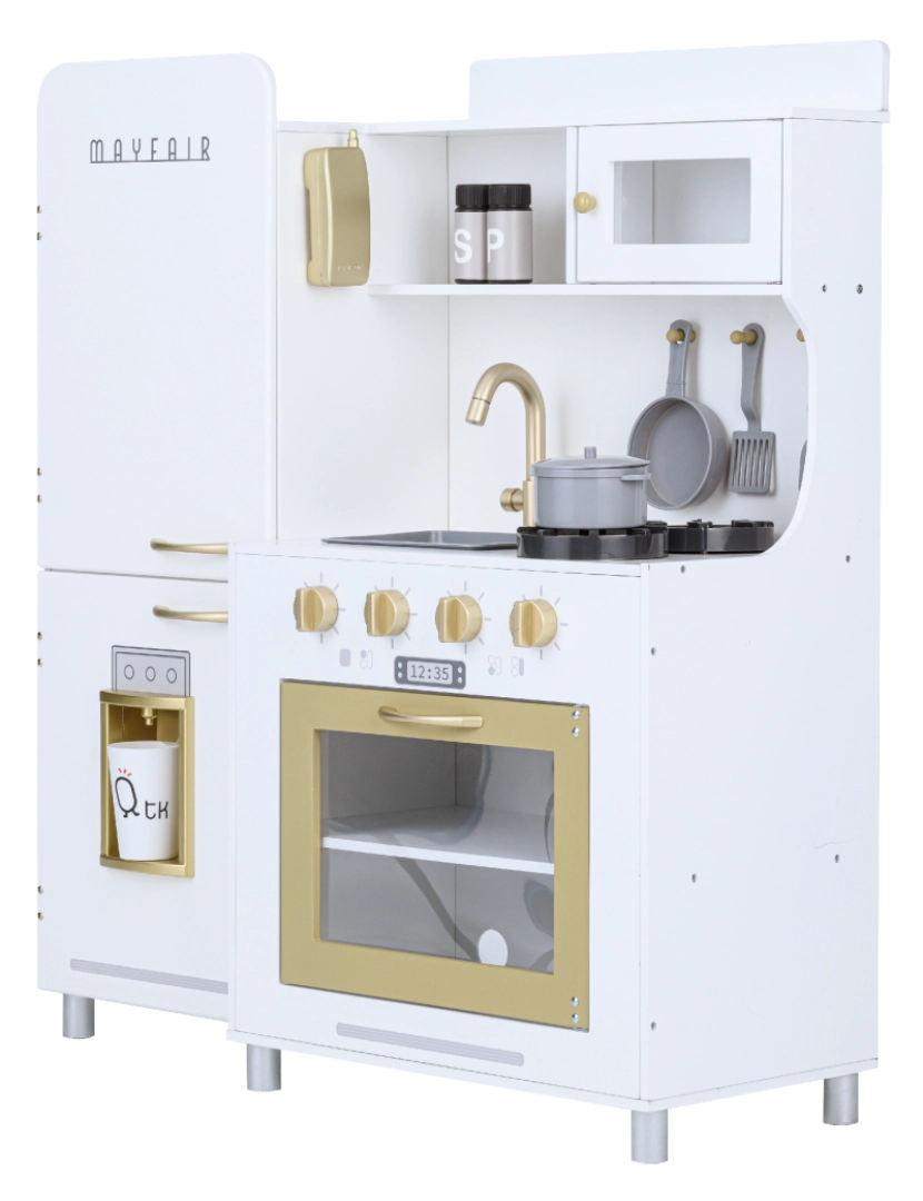 Teamson Kids - Teamson Kids - Little Chef Mayfair Retro Play Kitchen - Branco