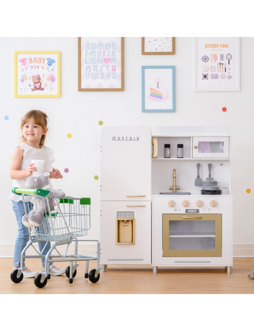 imagem de Teamson Kids - Little Chef Mayfair Retro Play Kitchen - Branco2