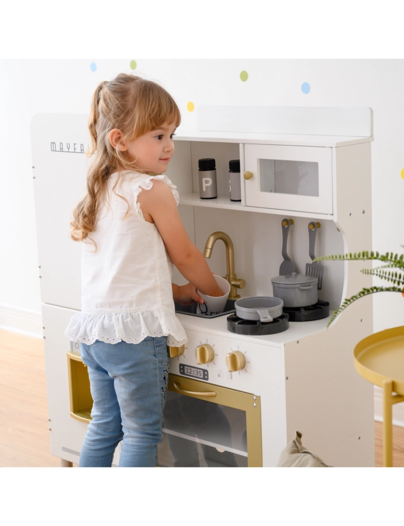 imagem de Teamson Kids - Little Chef Mayfair Retro Play Kitchen - Branco5