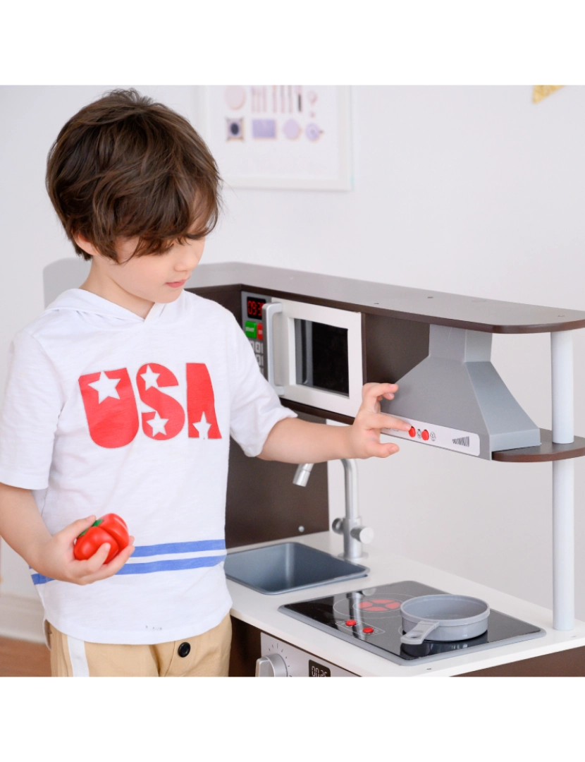 imagem de Teamson Kids - Little Chef Munich Retro Play Kitchen - Espresso6