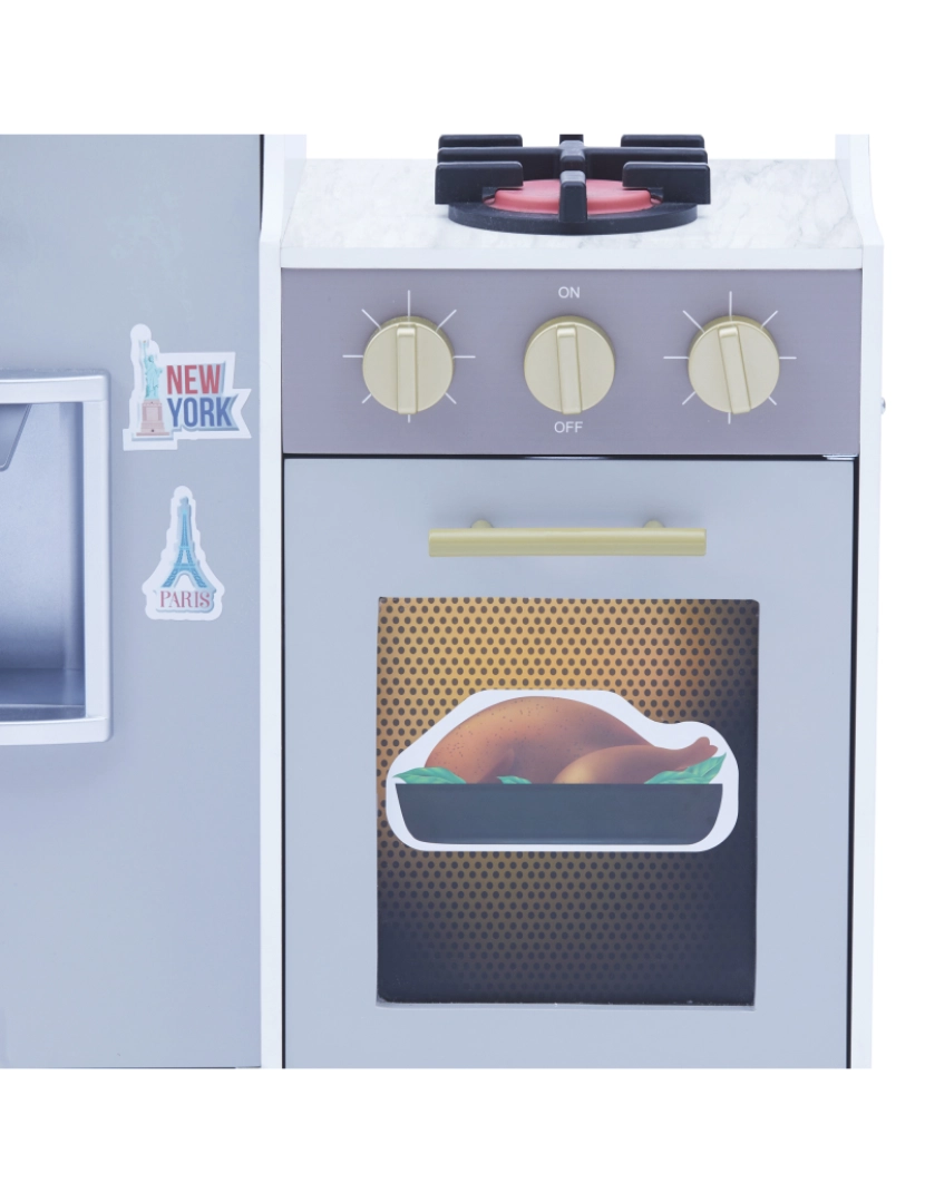 imagem de Teamson Kids - Little Chef Lyon Modern Play Kitchen - Cinzento7