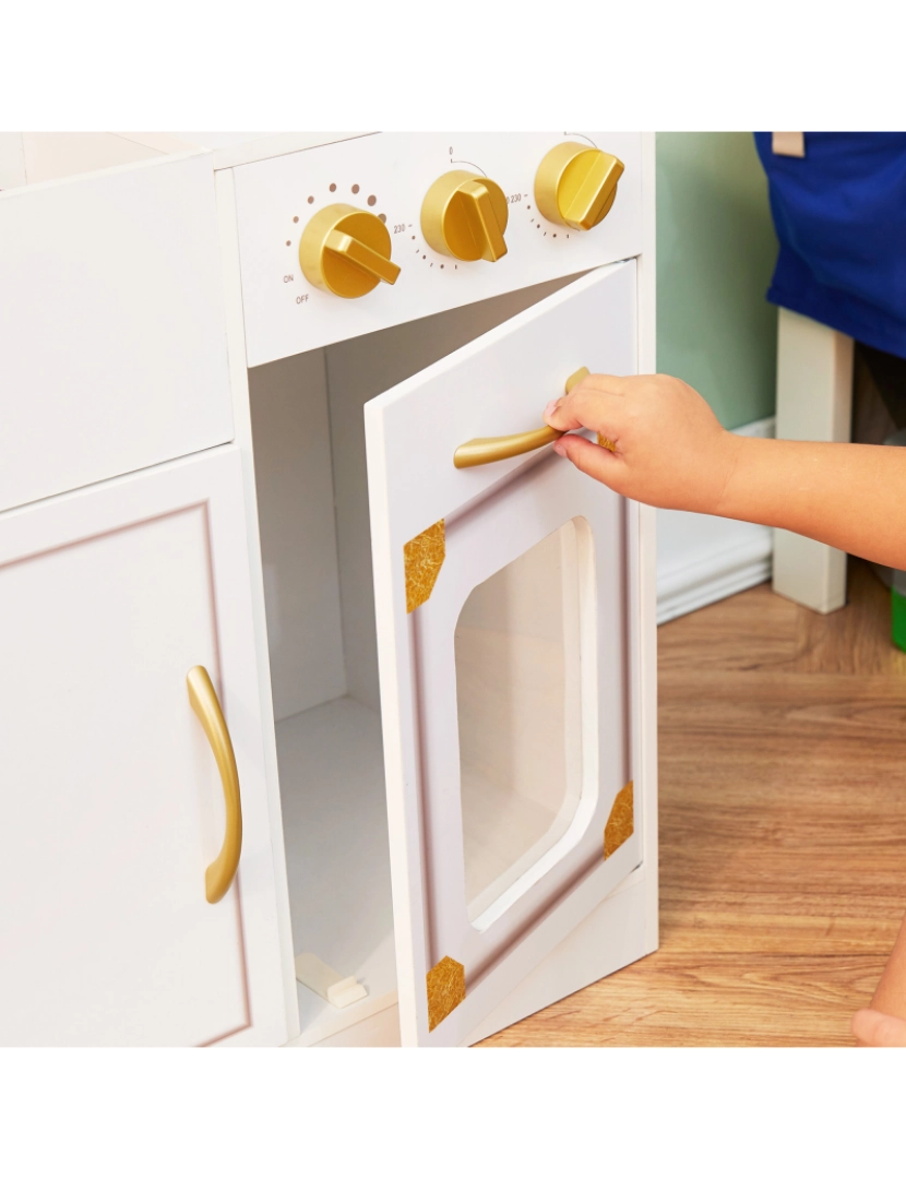 imagem de Teamson Kids Petite Versailles Classic Play Cozinha com Acessórios, Branco7