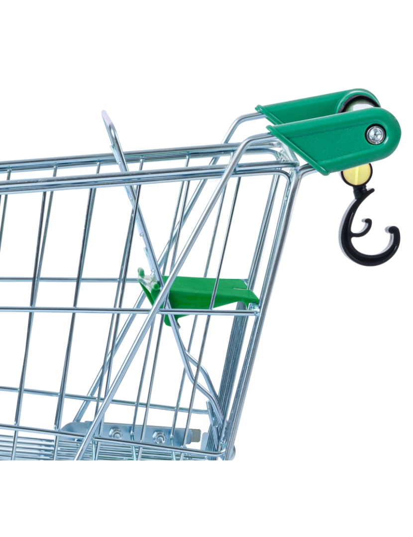 imagem de Teamson Kids Metal Supermercado Happy Shopping Cart, Verde6