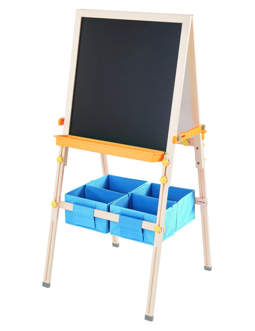 imagem de Teamson Kids - Pequeno artista Vangogh Crianças Easels - Madeira / Azul1