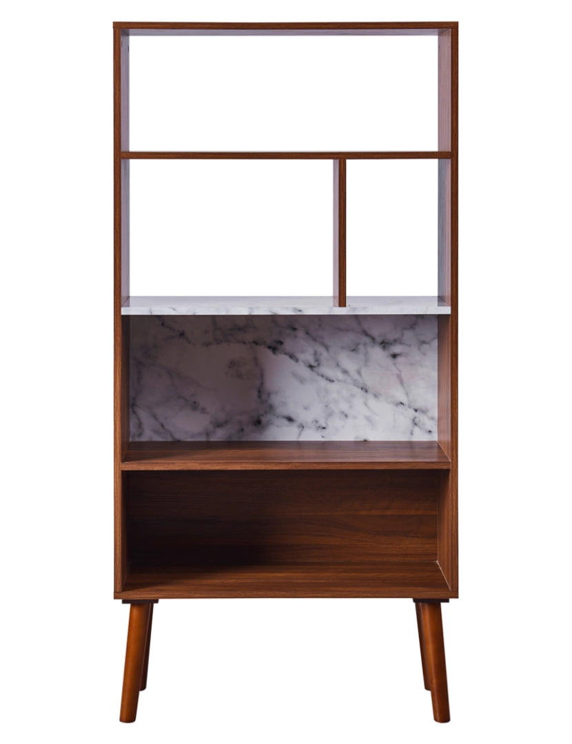 imagem de Teamson Home Kingston Bookcase with Faux Marble Top6