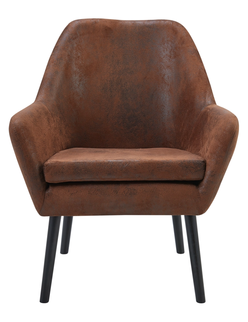 imagem de Versanora Accent Arm Chair Midcentury Design Divano Brown Vnf-00033Af-Uk7