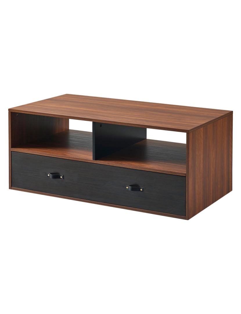 imagem de Teamson Home Henry Coffee Table - Noz/preto1